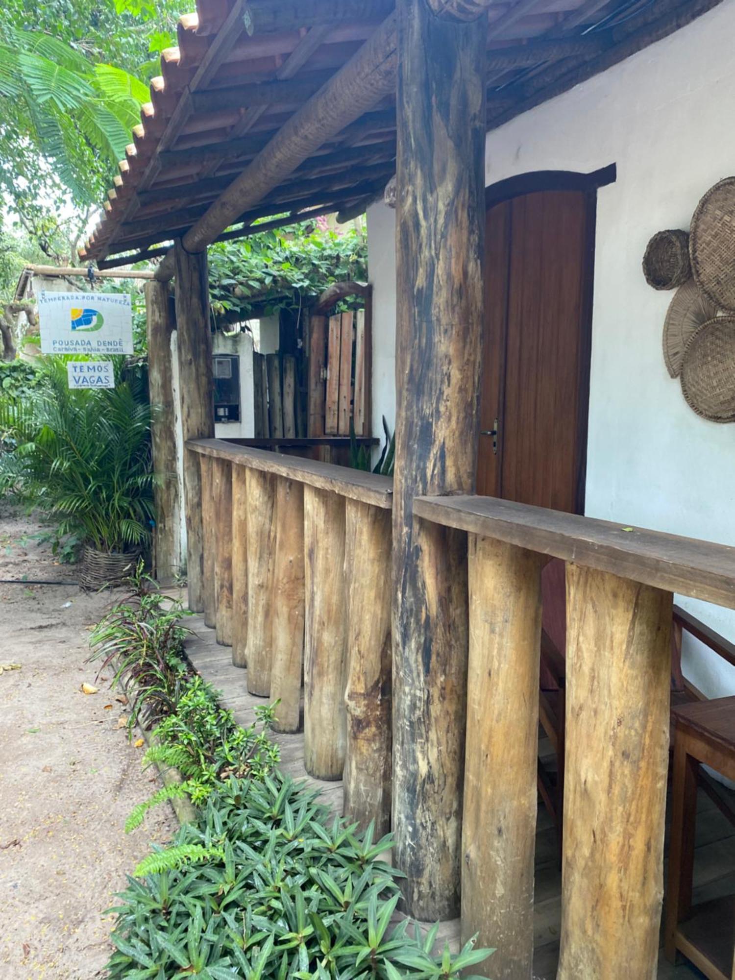Pousada Dende Caraíva Exterior foto